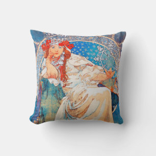 Coussin Princesse Hyacinth, Mucha