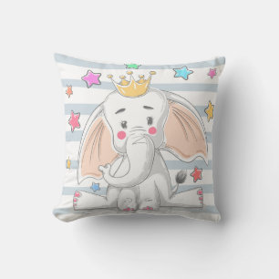 Coussin Princesse mignonne Elephant