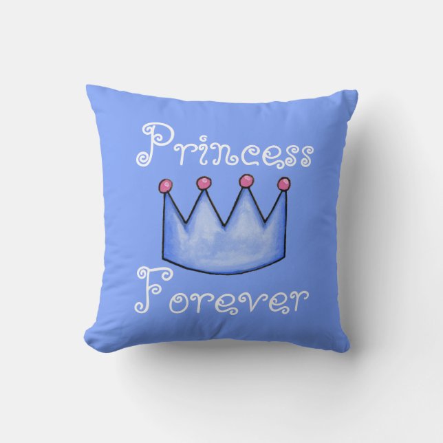 Coussin Princesse Pals (collection bleue) (Recto)