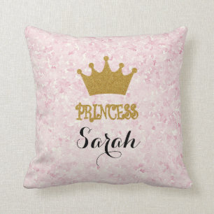Coussin Princesse personnalisée carreau