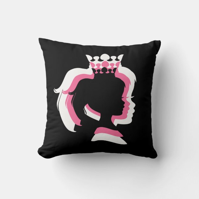 Coussin Princesse Silhouette Pillow (Recto)