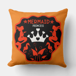 Coussin Princesse Sirène Fille