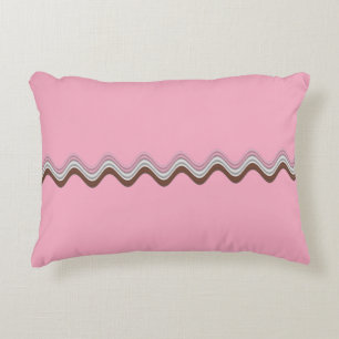 Coussin principal à accent rose napolitain
