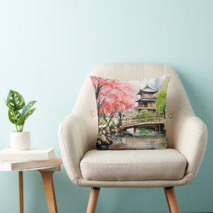 Coussin Printemps dans le jardin