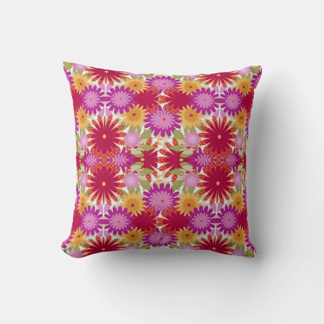 Coussin Printemps floral (Recto)
