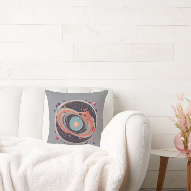 Coussin 💖 🌠 "Pris dans ton orbite" (Canapé)