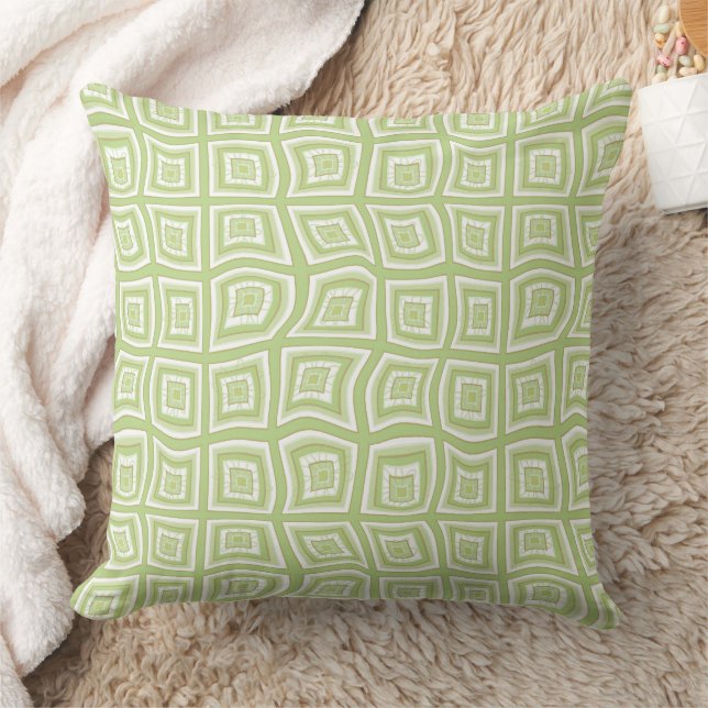 Coussin Prises Carrés psychédéliques Vérifier Monnaie Bron (Couverture)