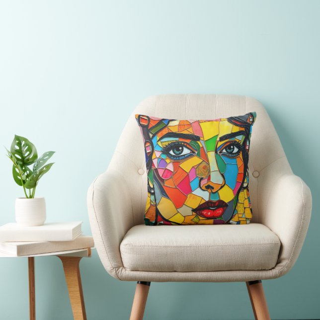 Coussin « Prismara » - Fragments de sa flamme (Chaise)