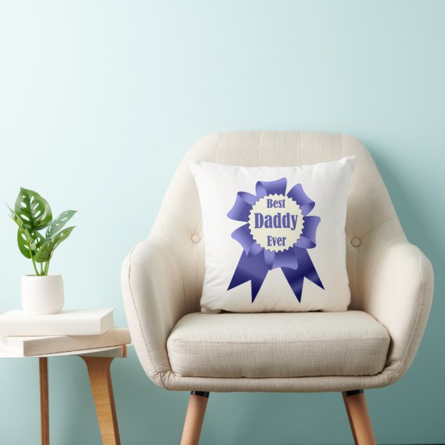 Coussin Prix Best Daddy Ever pour le Père (Chaise)