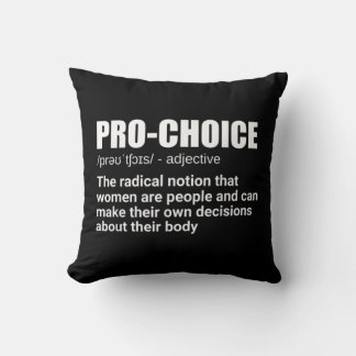 Coussin Pro Choice Définition Droits des femmes féministes