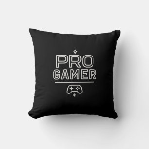 Coussin PRO GAMER — Blanc minimal