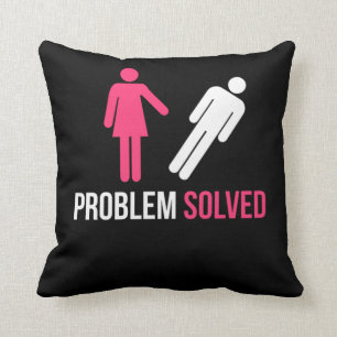 Coussin Problème résolu Funny Divorce Breakup Disband Cade