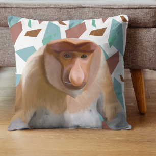 Coussin Proboscis Singe Espèces en voie de disparition