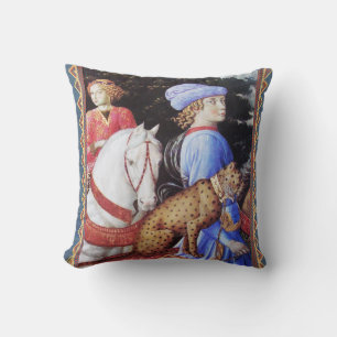 Coussin Procession de Magus Melchior, Cheval, Chat sauvage