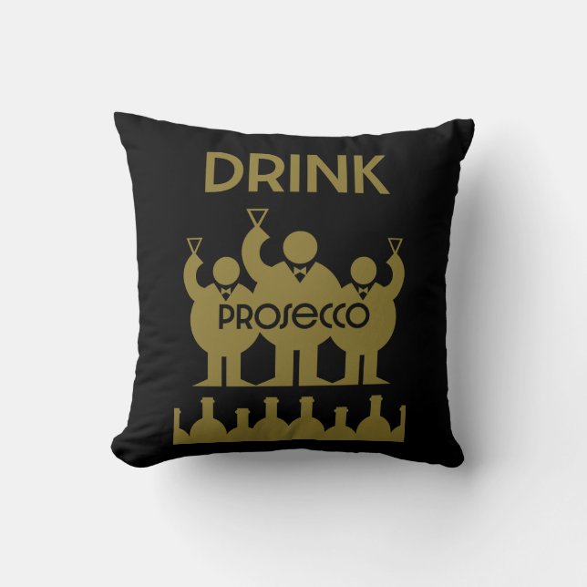 Coussin Procurez-vous des boissons à vin (Recto)