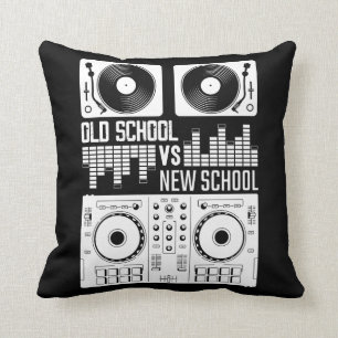 Coussin Producteur musical DJ Old School Vinyl electro Tec