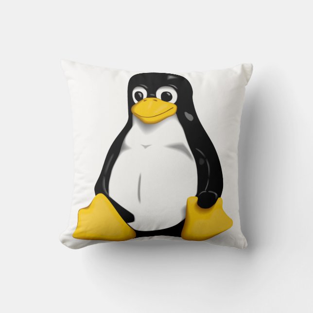 Coussin Produits de Linux Tux (Recto)