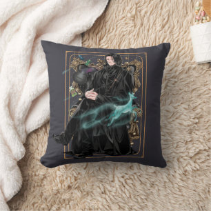 Coussin Professeur Anime Severus Snape assis