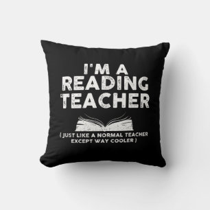 Coussin Professeur de lecture - Je suis professeur de lect