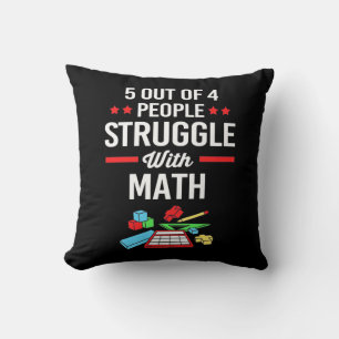 Coussin Professeur De Mathématiques 5 Sur 4 Personnes