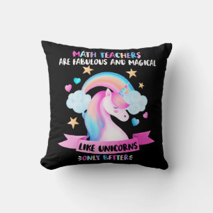 Coussin Professeur de Maths - Licorne Magique Fabuleuse