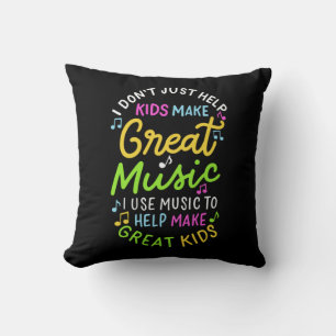 Coussin Professeur de musique - Aidez les enfants à faire