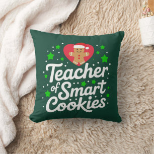 Coussin Professeur de Noël de cookies intelligents Profess