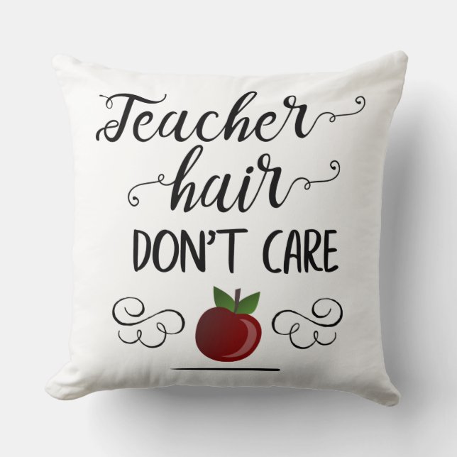 Coussin Professeurs Cheveux N'importe Quoi enseignants (Recto)