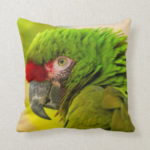 Coussin Profil de macaw à Père Noël Barbara Zoo