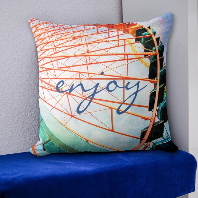 Coussin Profitez de Ferris Rouleau Dessous de verre photo  (Créateur téléchargé)