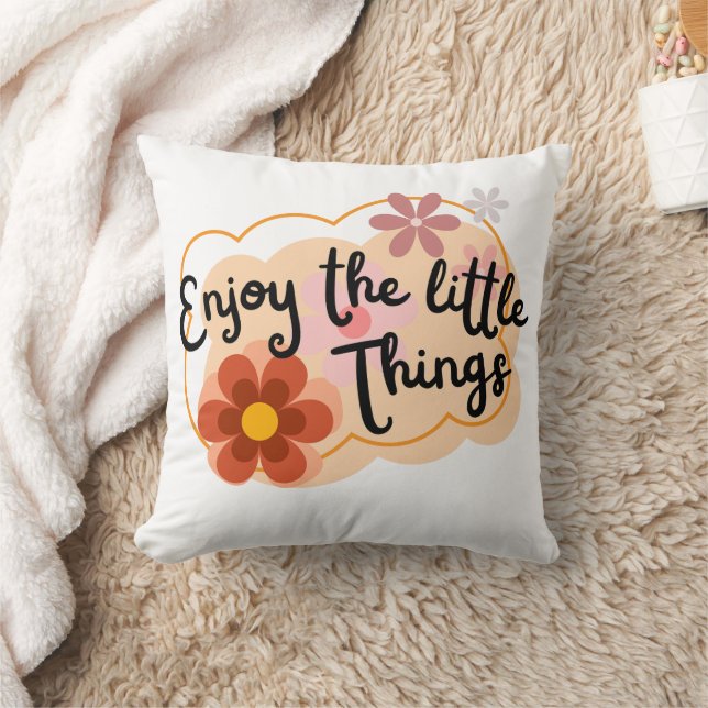 Coussin Profitez des petites choses - Vibes positives (Couverture)