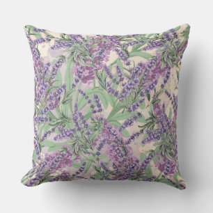 Coussin Profusion de Lavande Poussiéreuse Lavande Floral R