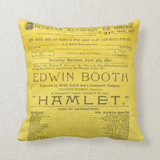 Coussin Programme de Hamlet de cabine d'Edwin