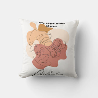 Coussin Progrès sur la perfection