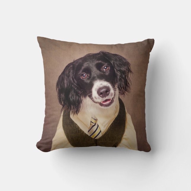 Coussin Projet d'animaux familiers d'abri - boulet de (Recto)