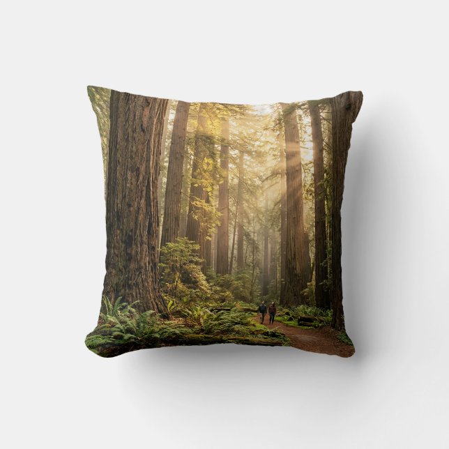 Coussin Promenade en forêt (Recto)