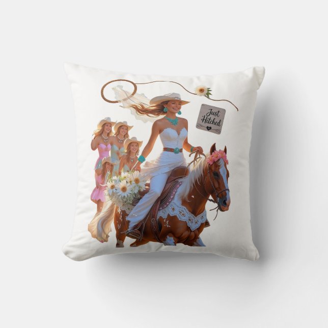 Coussin Promenade estivale vers l'éternité – Joie nuptiale (Recto)