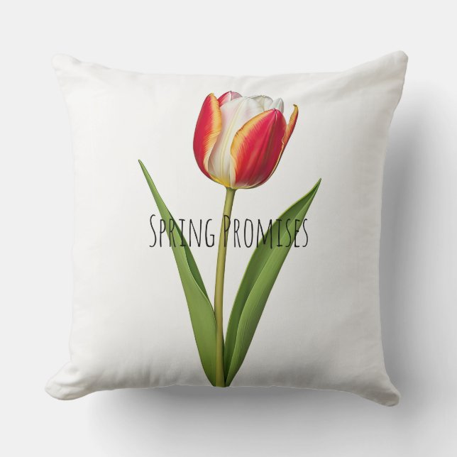 Coussin Promesses du printemps (Recto)