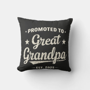 Coussin Promoté pour le cadeau de famille Great Grand-père