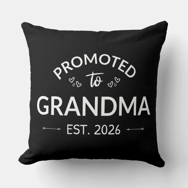 Coussin Promu À Grand-Mère Est. 2026 II (Recto)
