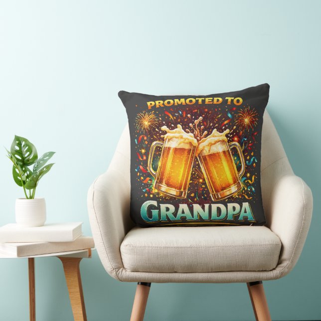 Coussin Promu au grand-père futur (Chaise)