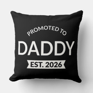 Coussin Promu Papa Est. 2026 II