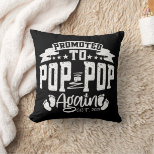 Coussin Promu Pop Pop Encore En 2024 Drôle Grand-père