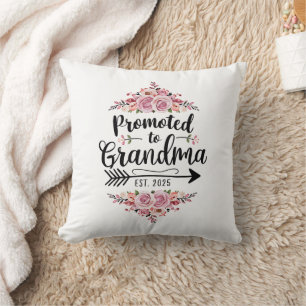 Coussin Promue Grand-mère 2025 Annonce de grossesse