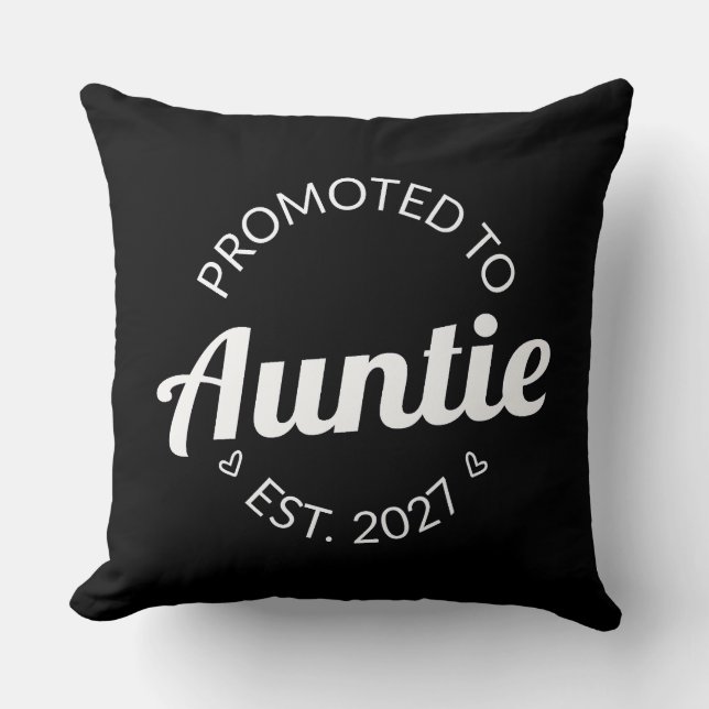 Coussin Promue Tatie Est 2027 Nouvelle Tante I (Recto)
