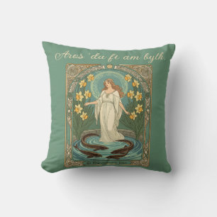 Coussin Pronostic des amours de Dwynwen Puits et Sa