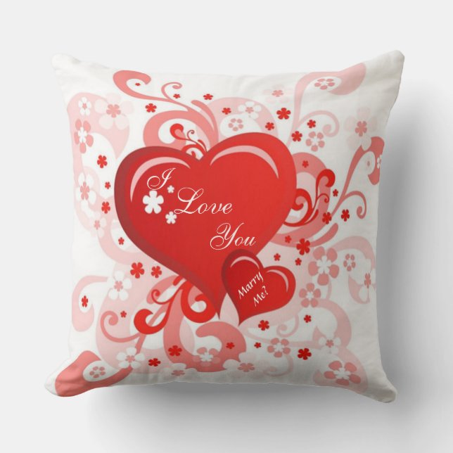 Coussin Proposition Oreillers/Coeurs de coton de catégorie (Recto)