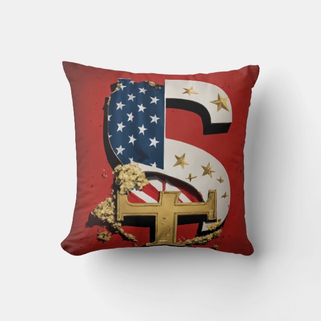 Coussin Prospérité patriotique" (Recto)