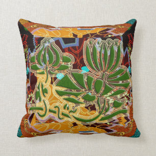 Coussin Protection de lis mexicaine de style