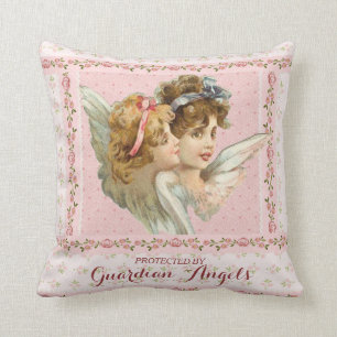 Coussin Protégé par des anges gardien